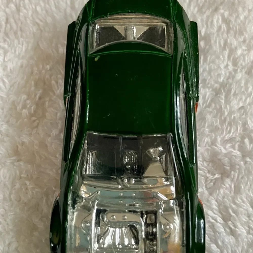 2001 Hotwheels Custom Cougar Green W Clear Hood.